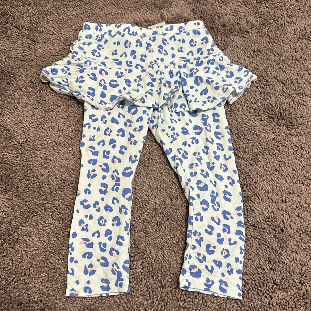 Rockets of Awesome Toddler girl leggings with skirt 18-24 months